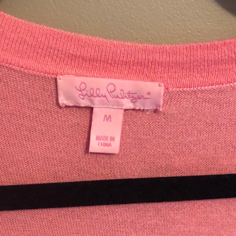 Lily Pulitzer Pink Cardigan